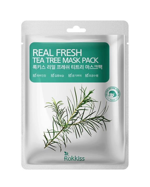 Tea Tree Refreshing Mask – Clarifying & Soothing Care (50 Sheets)