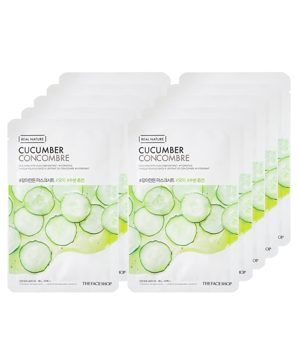 Cucumber Cooling & Hydrating Mask (30 Sheets)