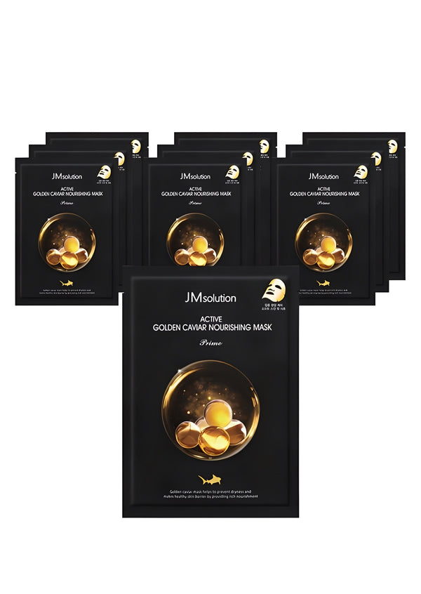 Golden Caviar Nourishing Mask – Deep Nutrition & Radiant Glow (30 Sheets)