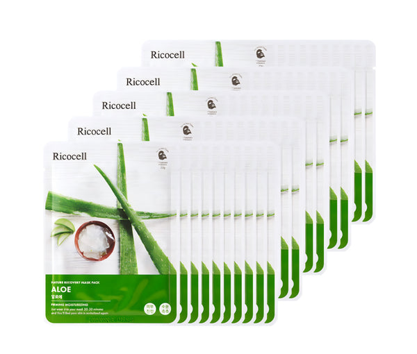 Aloe Moisturizing & Soothing Mask Pack (30 Sheets)