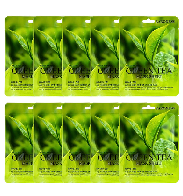 Green Tea Soothing & Hydrating Mask (20 Sheets)