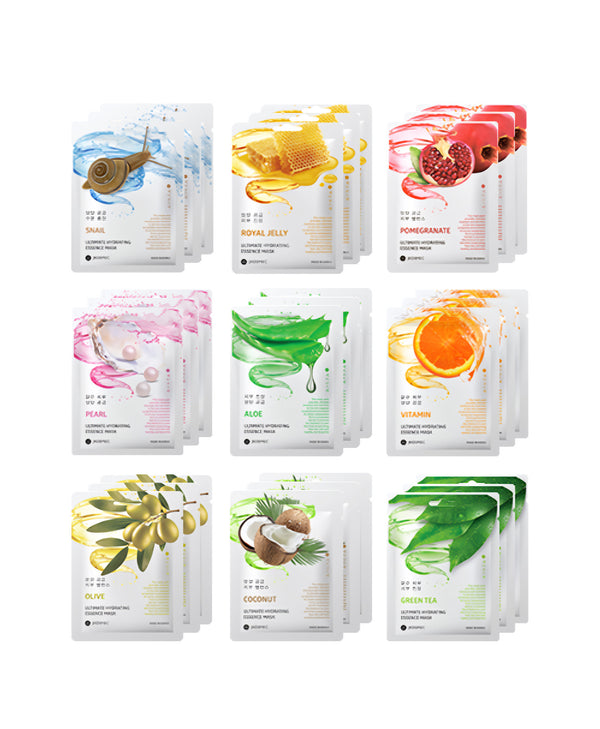 Ultimate Hydrating Essence Mask Set – 9 Types (27 Sheet)