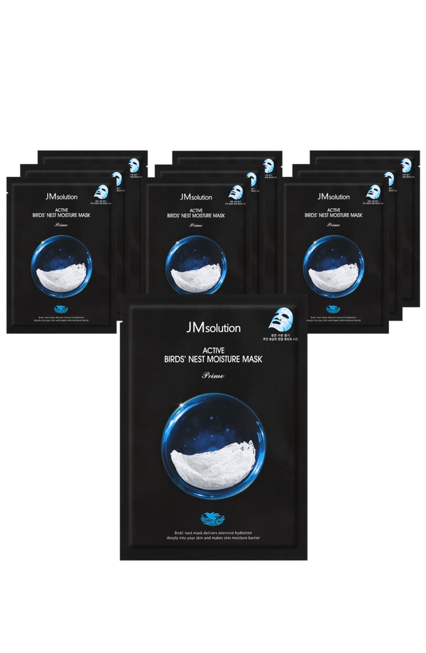 Bird’s Nest Moisture Mask – Intense Hydration & Firming Care (30 Sheets)