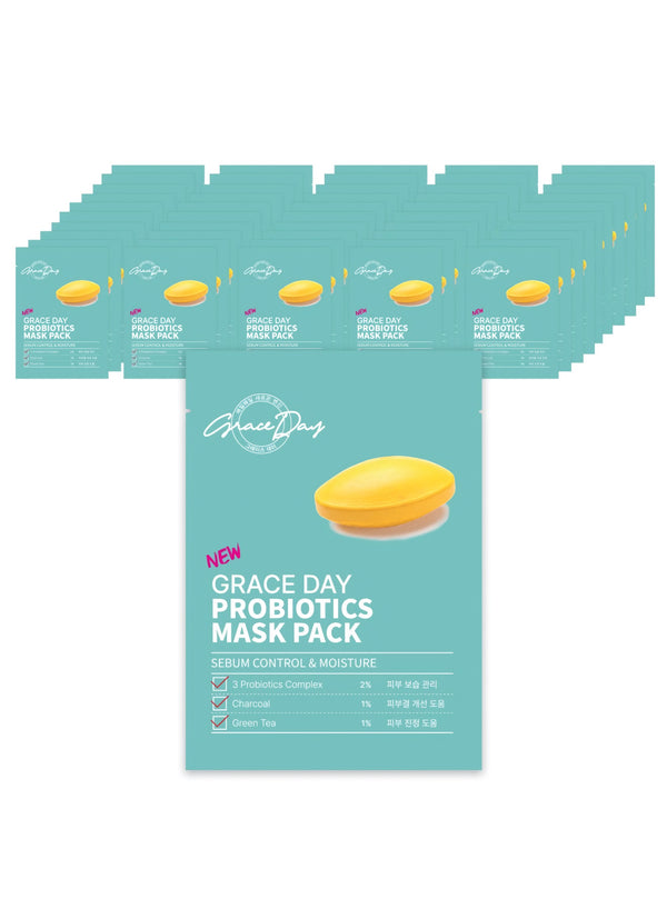 Probiotics Mask - Sebum Control & Gentle Clarifying care (25 Sheets)